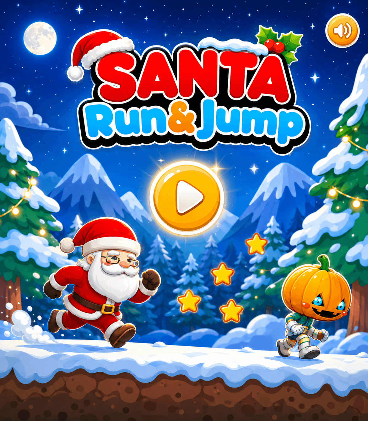 SantaRunand Jump